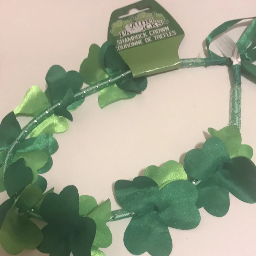 Assorted St. Patrick's Day Green Shamrock Party Decor Bundle